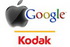 Apple  Google     Kodak